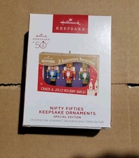 Hallmark 2017 Nifty Fifties Keepsake Christmas Ornament 3 Nutcrackers picture