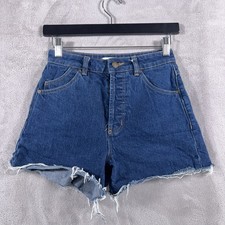 Rolla's Original Denim Shorts Womens Size 25 Blue High Rise Cut Off Casual picture