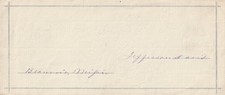 Jefferson Davis AUTOGRAPHED CALLING CARD Signed Post Civil War FULL SIGNATURE picture
