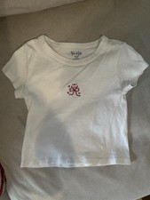 Brandy Melville Women’s White Tank Top With Kitten - Brand New  picture