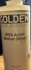 Golden Is The Best New Golden  Open Acrylics 4 oz. Gloss.  Great Medium .🎨 picture
