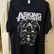 Asking Alexandria Shirt, Asking Alexandria Black T-shirt Unisex Vtg S-5XL picture