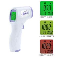 Large LCD Digital Infrared Thermometer Non-contact Forehead Baby Temperature Gun picture