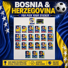 2026 100% Authentic Panini FIFA World Cup Bosnia-Herzegovina Stickers — You Pick picture