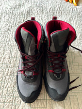 L.L.Bean Men's Hiking Boots Gray/Black/Burgundy US Size 8 Medium Width picture