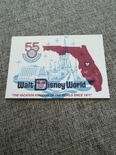 Walt Disney World 55th Anniversary Retro Vacation Kingdom Florida 1971 Postcard picture