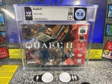 1999 Nintendo 64 N64 Quake II Activision Graded WATA 7.5 A Sealed BRAND NEW picture