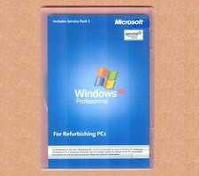 NEW Windows XP Professional SP3 RFB Full Version CD Disc & Product Key on COA picture