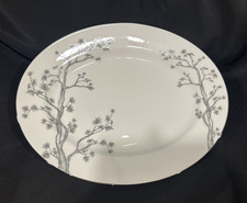 Lenox Brian Gluckstein Willow 13 inch Platter. Bone China. Made in USA picture