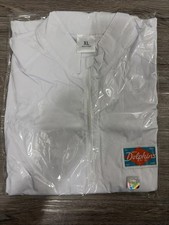 Miami Dolphins Season Ticket Member Gift 26/27 White Light Jacket. Q Zip XL picture