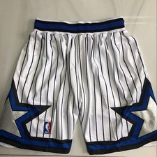 New Orlando Magic Men Classic White Pockets stitched Shorts Size US picture