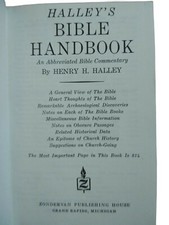 Vintage Halley's Bible Handbook New Revised Edition Zondervan 24th Edition 1965 picture