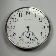 Waltham A.W.W.Co. Mechanical Manual Wind Watch Movement 15 Jewels w/ Dial picture