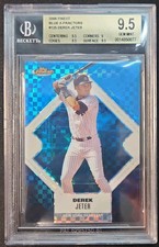 2006 Topps Finest - Derek Jeter #125 Blue X-Fractor /150 - BGS 9.5 picture