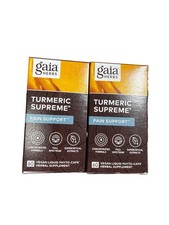2x 10/26 Gaia Herbs Turmeric Supreme 60 Liquid Phyto-Capsules picture