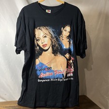 Rare 2004 Verizon Ladies First Tour T shirt Missy Elliot Beyonce Alicia Keys XL picture