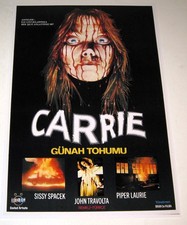 Carrie (Brian DePalma) Turkish RARE '76 Horror Film Poster 19