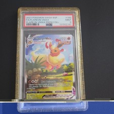 Pokemon TCG 2021 SWSH Promo Flareon VMAX #180 Full Art Holo ENG PSA 9 picture