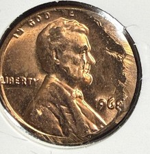 1968-P Lincoln Memorial Cent Mint Error. Defective Planchet picture