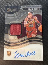2020-21 Panini Select - Rookie Jersey Autographs Isaac Okoro #RJA-OKO /199 (AU, picture
