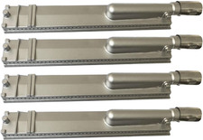 Grill Burners Stainless Steel 4-Pack for Bull Cal Flame Aussie Charbroil JennAir picture