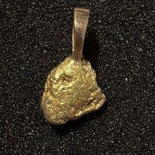 MT. Hood- Oregon-Gold NUGGET- 2.03G HEFTY- 20.3k Purity/FAT Pendant -Key Chain? picture