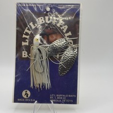 Vintage 1980s Lit’l Buffalo Baits 3/8 oz Spinnerbait LBB 384 NOS Mineola Texas picture
