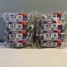 Armorlite Cable 14/2 w/ground. Solid CU MC Metal Clad Electric Cable Two 50 Ft.  picture