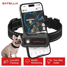 SATELLAI Collar Go Smart GPS Dog Tracker Live Tracking AI Health Monitoring &APP picture