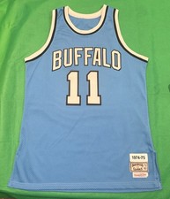 Authentic Bob McAdoo #11 Mitchell & Ness 1974-1975 Buffalo Braves Jersey 48 picture