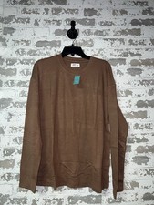 NWT Maurices 24/7 Long Sleeve Ribbed Business Professional Top - Brown - Large picture