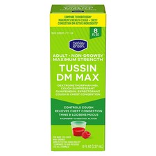 Compare Robitussin DM Max Tussin DM Cough Congestion Relief 2 ct x 8oz 11/27 picture