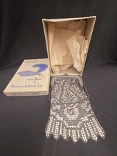 Antique 1920's Whiting and Davis Enameled Mesh Flapper Purse w/ Origial Box picture