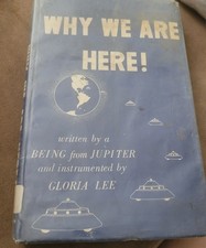 Why Are We Here by Gloria Lee (1959) 1st Edition  Hardcover, plastic slip cover picture