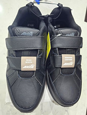 Avia Quickstep Strap Black Leather Memory Foam Low Top Men’s Athletic Sneaker picture
