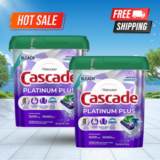[FASH SALE] 2 Pack Cascade Platinum Plus Mountain Dishwasher Pods 47 Count Tabs picture