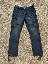 Rare VTG 1967 Polo Ralph Lauren Surplus Div Mountain Trousers 33x30 Blue Denim picture
