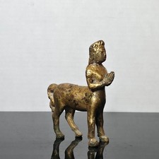 Antique Gold Gilt Heavy metal Kinnara Sculpture picture
