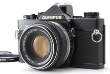 Tested【NEAR MINT】Olympus OM-2N 35mm Black Film Camera + 50mm f1.8 Lens JAPAN picture