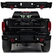 Vijay Fit 2020-2025 GMC Sierra 2500 3500 Steel Rear Bumper With LED Lights picture