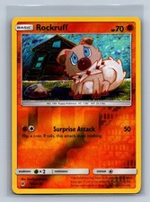 Rockruff 75/131 Common Forbidden Light Pokemon Reverse Holo NM/M 816d-49 picture