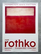 MARK ROTHKO - EXHIBITION POSTER 1 - RED- FONDATION LOUIS VUITTON -  2024 picture