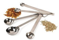 RSVP International Endurance Measuring Spoons, Round, Stainless Steel picture