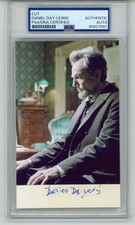Daniel Day-Lewis ~ Signed Autograph Lincoln Authentic Signature~ PSA DNA Encased picture