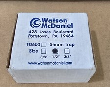 Watson McDaniel TD600 Steam Trap, 1/2'' NEW IN BOX picture