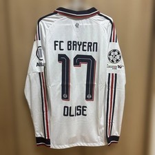 Olise 17 Bayern long sleeve uniform with CL patch picture