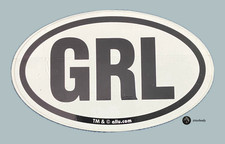 Girl Skateboards GRL Oval Sticker + LittlePaw Mirror Finish Decal Lot Crailtap picture