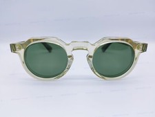 LESCA Lunetier Color 48  Eyeglasses Frame 47-25-145Green Lenses CROWN PANTO picture