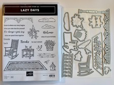 Stampin' Up LAZY DAYS Stamp Set and Dies Bundle picture
