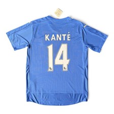Kante #14 Leicester City 2015/2016 Home Jersey Retro - Size Men's Large - NEW picture